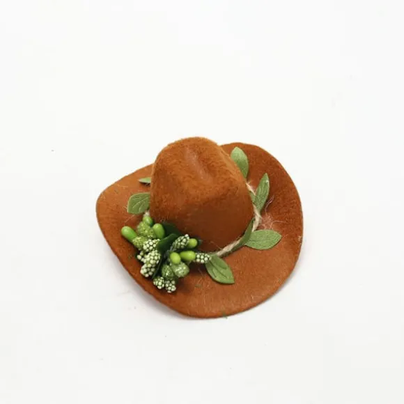 2 stk vinflaskehatte Cowboyhat B B B
