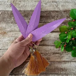 3 stk. Zoey's Prop Replica, Zoey's Dolke Cosplay Shuriken, Fantasy Tilbehør til Anime Kostume & Rollespil Prop Samling Purple