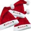 3 Stykker Plys Julehatte til Familier Kort Plys Julehatte til Forældre og Børn Juledekorationer