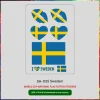 2026 VM-flag midlertidigt tatoveringsmærkat sæt, vandtæt og svedafvisende, velegnet til fodboldfans til at heppe og til sportsbegivenheder.