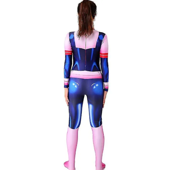 Academia Uraraka Ochako Bodysuit Kvinder Anime Roleplay Dragt Fancy Up Jumpsuit Kostume L