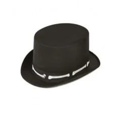 Adult Bone Top Hat - Sort - Fancy Dress Accessory Sort