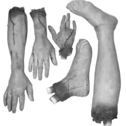 Afskårne hænder Halloween Zombie Hånd Afskåret Arm Rekvisitter Brudt B A3