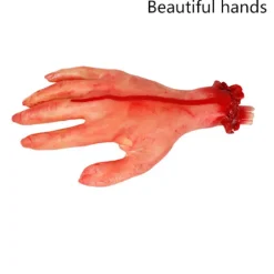 Afskårne hænder Halloween Zombie Hånd Afskåret Arm Rekvisitter Brudt B A3