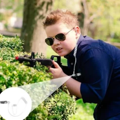 Agent Øretelefon Klar Stræk Spole Metal Klips Secret Service Cosplay Kostume Rekvisitter Voksne Børn Sikkerhedsvagt Øretelefon Hovedtelefon Headset Tilbehør Legetøj | Fyndiq