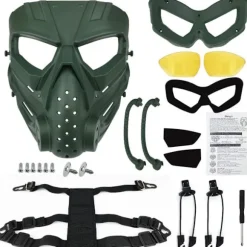 Airsoft / Cykelmaske, Udendørs brug, Fuld ansigtsmasker Taktisk Myre