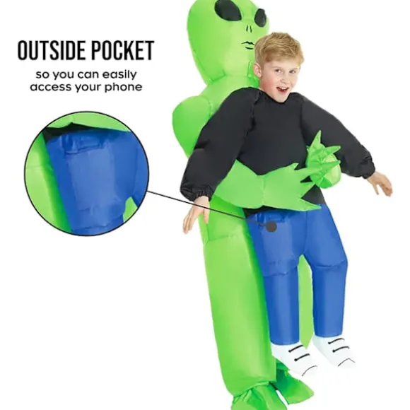 Alien oppustelig kostume til Halloween Cosplay V. child