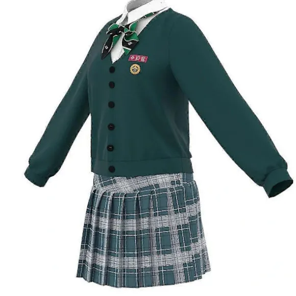 All Of Us Are Dead Zombie Skoleuniform Kostume til Cosplay & Halloween S