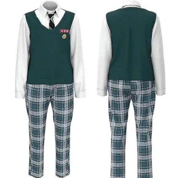 All Of Us Are Dead Zombie Skoleuniform Kostume til Cosplay & Halloween S