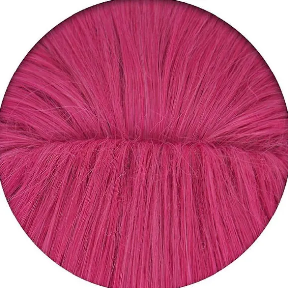 Ani Paryk Ahri Cosplay Paryk Lol Cosplay Lang Gradient Pink Paryk Med Ører Hovedbeklædning Varmebestandigt Syntetisk Hår