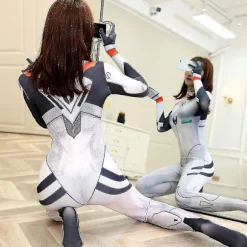 Anime Ayanami Rei Kostume Kvinder Dragt Bodysuit Jumpsuit Op 2XL