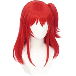 Anime Bocchi The Rock Cosplay Gotou Hitori Cosplay Rød Hår Paryk - Perfekt