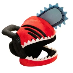 Anime Chainsaw Man Hat Sjov Plys Hovedbeklædning Blød Plys Maske Kostume Halloween Party Cosplay Rekvisitter Til Voksne Fk (FMY)