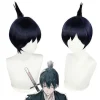 Anime Chainsaw Man Hayakawa Aki Cosplay Paryk Varmebestandig Syntetisk Fest Parykker - SFYGV