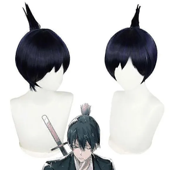 Anime Chainsaw Man Hayakawa Aki Cosplay Paryk Varmebestandig Syntetisk Fest Parykker - SFYGV