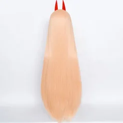 Anime Chainsaw Man Makima Power Cosplay paryk Lang Orange Pink Pa Orange One Size