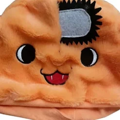 Anime Chainsaw Man Pochita Plys Flytbare Ører Cosplay Hat Halloween Jul Karneval Fest Udklædning Pochita Ører Hat Flytbar (FMY) 1 One Size