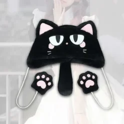 Anime Cosplay Hat Kreativ Vinter Plys Hat til Halloween Fest Udendørs Festival-lingling} Style B