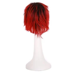 Anime Cosplay Paryk Kort Lige Paryk, CJY Black & Red