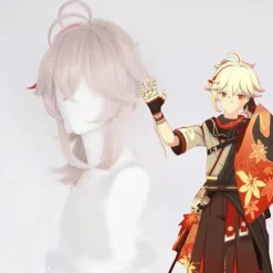 Anime Cosplay Parykker, Genshin Impact Parykker, med Gratis Paryk Hætter, Velegnet til Halloween, Fester, Karneval, Natteliv, Koncerter, Bryllupper