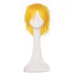 Anime Cosplay Parykker Kort Lige Paryk