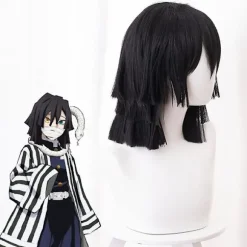 Anime Demon Slayer: Kimetsu No Yaiba Iguro Obanai Cosplay Paryk
