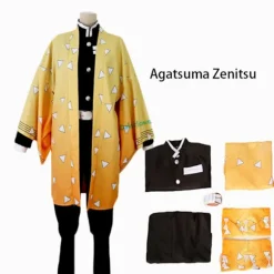 Anime Demon Slayer: Kimetsu No Yaiba Zenitsu Giyu Tanjirou Kamado Nezuko Cosplay Kimono Uniform Cosplay Kostume til Børn og Voksne Kochou Shinob Kochou Shinobu Adult XXL | Fyndiq