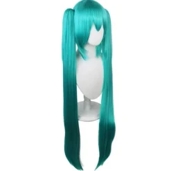Anime Hatsune Miku Vocaloid Hatsune Miku Cosplay Paryk Langt Hår