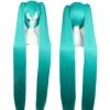 Anime Hatsune Miku Vocaloid Hatsune Miku Cosplay Paryk Langt Hår.j