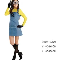 Anime Minion Fuld Familie Cosplay Kostume Dreng Pige Kjole Jumpsuits Kvinder S women