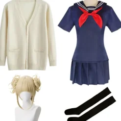 Anime My Hero Academia Boku No Hero Academia Cosplay Kostume Himiko Toga JK Uniform Trøje Kappe Halloween Tøj A1 One size A1 One size M A1 One size M | Fyndiq