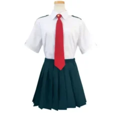 Anime My Hero Academia Midoriya Izuku Cosplay Kostume Todoroki Shoto Skoleuniform Sæt Paryk Outfit Unisex Halloween Rollespil XXL,CJY XXL Only wig
