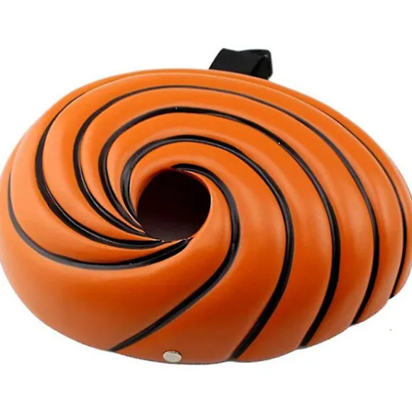 Anime Naruto Uchiha Obito Maske Akatsuki Tobi Halloween Kostume Rekvisit til Voksne-FS-