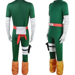 Anime Rock Lee Cosplay Kostume Jumpsuit Outfits Halloween Karnevalsdragt size