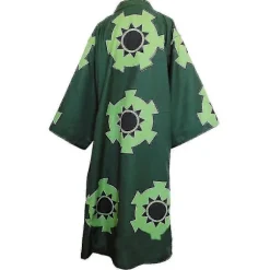 Anime Roronoa Zoro Cosplay Kostume Wano Kuni Land Kimono Kåbe Komplet Sæt Tøj Halloween Karneval Suit - Pjun Full Set L