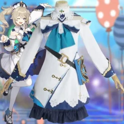 Anime Spil Genshin Impact Cosplay Barbara Kostume Barbara Gunnhildr Lolita Kjole Outfit Halloween Party Kostumer stil 3 S