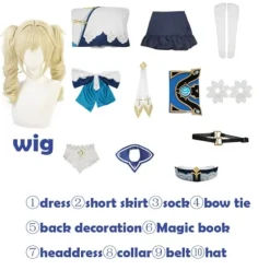 Anime Spil Genshin Impact Cosplay Barbara Kostume Barbara Gunnhildr Lolita Kjole Outfit Halloween Party Kostumer stil 3 S