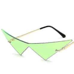 Anime Tengen Toppa Gurren-lagann Kamina Cosplay Briller Mode Trekant Solbriller Briller Halloween Rekvisitter - DSW green