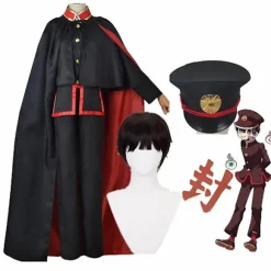 Anime Toilet Bound Hanako Kun Jibaku Shounen Hanako Kun Uniform Cosplay Kostume Sæt - Perfekt A1 as photos S