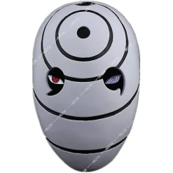Anime Uchiha Obito Mask Tobi Akatsuki Ninja Cosplay Kostumer Pvc Masker Halloween Tre-øjne maske gave