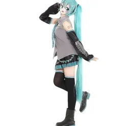 Anime Vocaloid Miku cosplay kostume paryk kjole kawaii Miku cosplay outfits halloween karneval fest kostumer Full set1 S