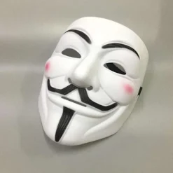 Anonym maske - Cosplay Halloween - Dress up White