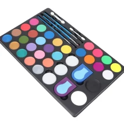 Ansigts- og kropsmaling 30 farver Ikke-giftigt makeupmalingssæt til Halloween Cosplay Kostumer Fester Festivaler