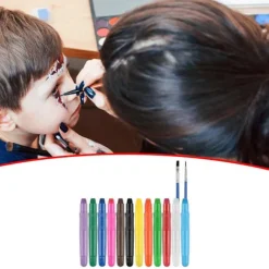Ansigtsmalingssæt Vaskbare Makeup-stifter til Børn til Festival Fødselsdag Påske-lingling}