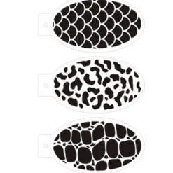 Ansigtsmalingsstencils, Kropsmalingsskabelon Holdbar, Maskeradefestivaler Style B