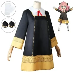 Anya Forger Cosplay Anime SPY X FAMILY Anya Forger Cosplay Kostume Kjole Dukke Paryk Piger Kvinder Uniform Halloween Kostumer XL{Fyn788} XL,CJY XL XL en-US | Fyndiq