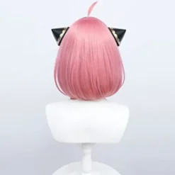Anya Forger Cosplay Paryk Anime Paryk HSIU Rosa Kort Hår zy Pink