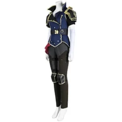 Arcane Vi Cosplay Sheriff Tøj Parykker Anime Spil LoL 2 Kostume Voksen Kvinde Rollespil Frækt Tøj Fest Fancy Kjole Beklædning PERUK PARYK WIG S