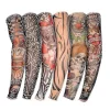 Arm Tattoo Ærmer, 6 Pak Mænd Falske Midlertidige Tatovering Nylon Ærme Arm Strømper Elastisk Biker Ærme til Halloween
