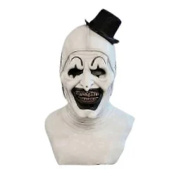 Art The Clown Cosplay Film Terrifier 2 Art The Clown Cosplay Kostume Jumpsuit Maske Halloween Kostumer Maske Til Mænd Kvinder